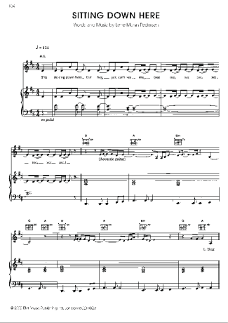 Lene Marlin  score for Piano