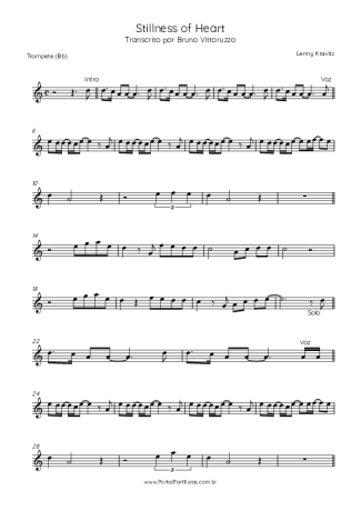 Lenny Kravitz  score for Trumpet