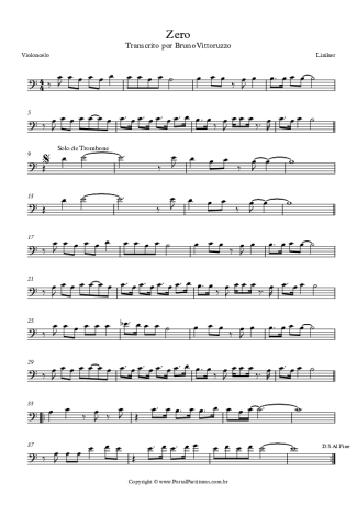 Liniker Zero score for Cello