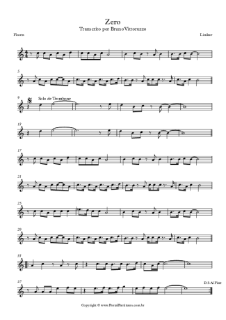 Liniker  score for Flute