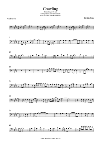 Linkin Park  score for Cello