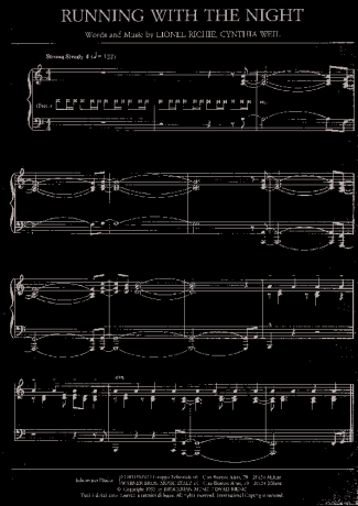 Lionel Richie  score for Piano