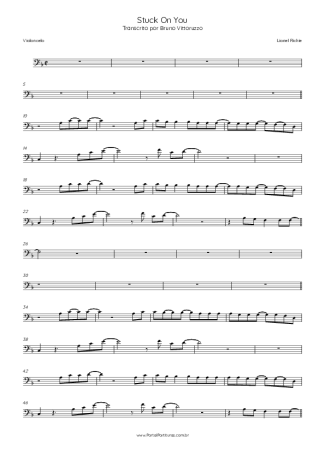 Score for Cello