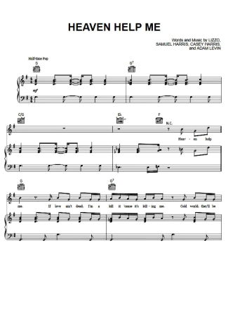 Lizzo  score for Piano