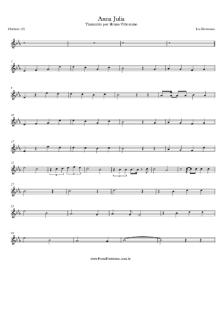 Los Hermanos  score for Clarinet (C)