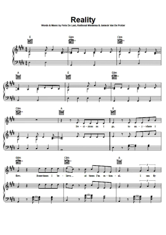Lost Frequencies  score for Piano