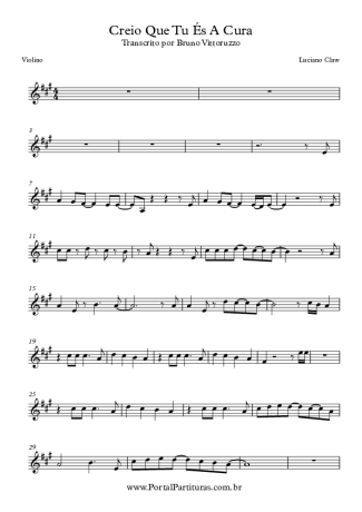 Luciano Claw  score for Violin