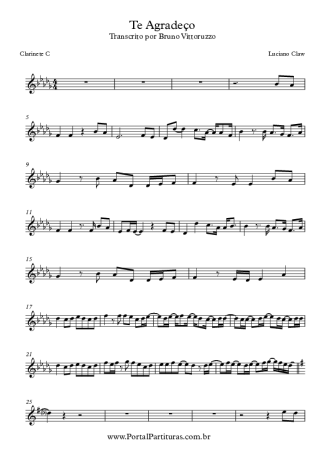 Luciano Claw  score for Clarinet (C)