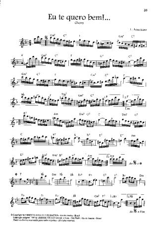 Luiz Americano  score for Violin