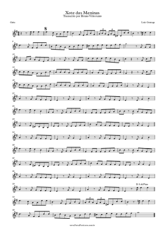 Luiz Gonzaga Xote Das Meninas score for Harmonica