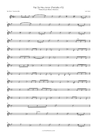 Score for Tenor Saxophone Soprano (Bb)