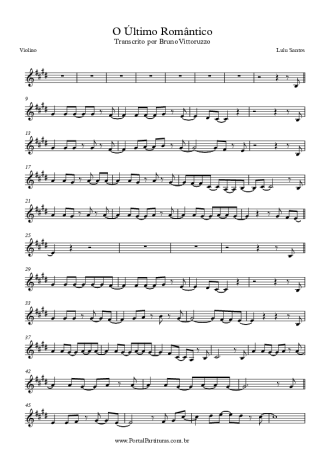 Lulu Santos  score for Violin