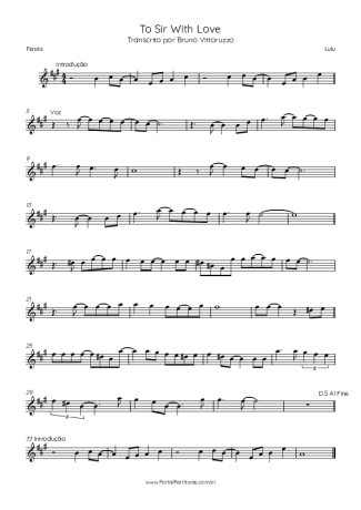 Lulu  score for Flute