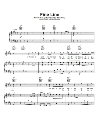 Mabel  score for Piano