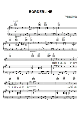 Madonna  score for Piano