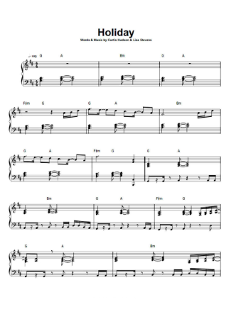 Madonna  score for Piano