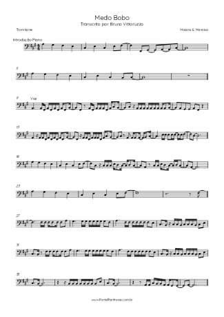 Maiara & Maraisa  score for Trombone