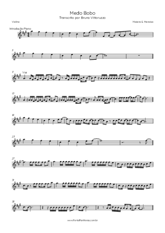 Score for Violin