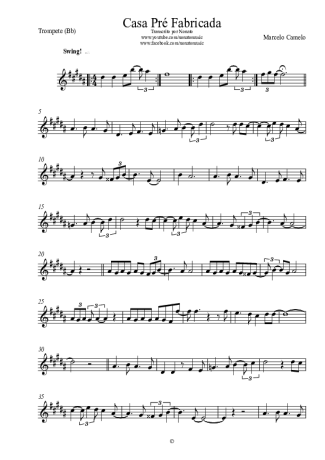 Marcelo Camelo Casa Pré Fabricada score for Trumpet