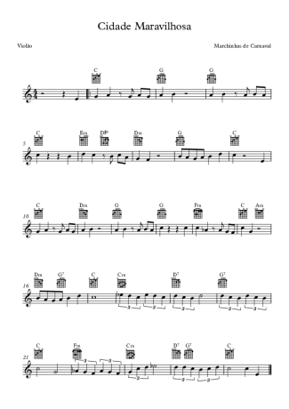 Marchinhas de Carnaval  score for Acoustic Guitar