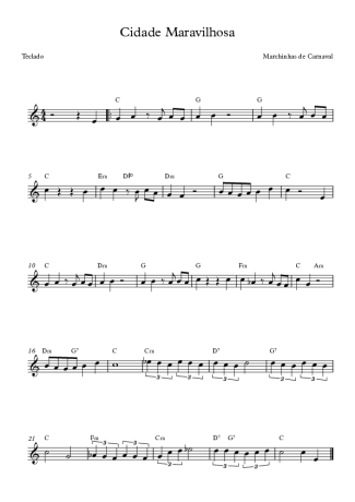 Marchinhas de Carnaval  score for Keyboard