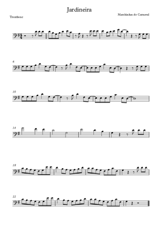 Marchinhas de Carnaval  score for Trombone