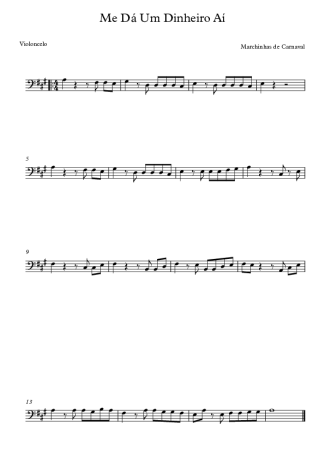 Marchinhas de Carnaval  score for Cello