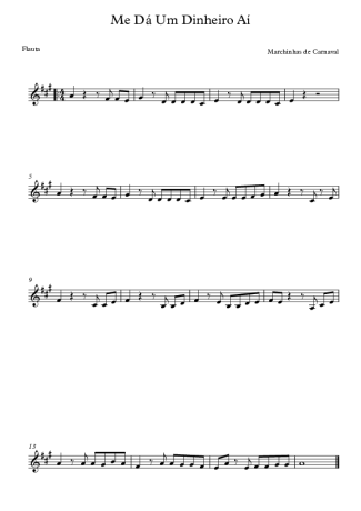 Marchinhas de Carnaval  score for Flute