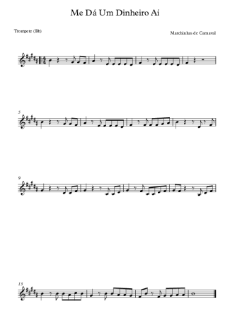 Marchinhas de Carnaval  score for Trumpet