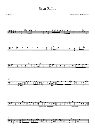 Marchinhas de Carnaval  score for Cello