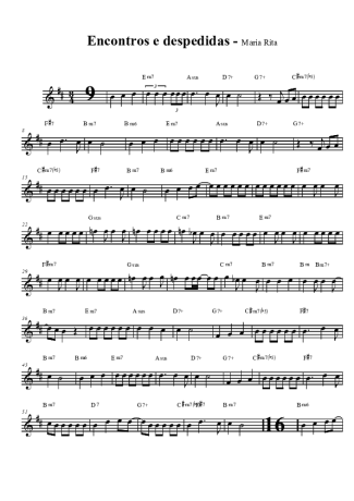 Maria Rita  score for Clarinet (Bb)