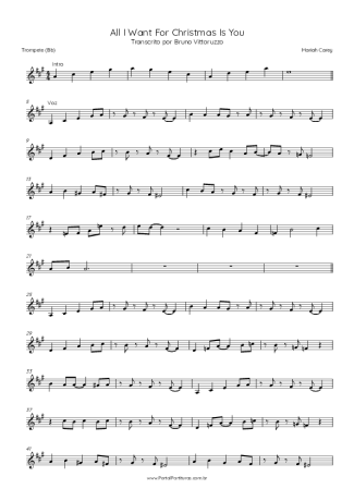 Mariah Carey  score for Trumpet