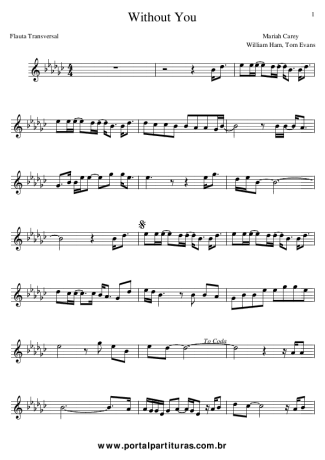 Mariah Carey  score for Flute