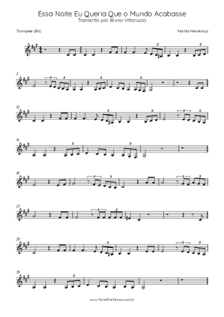 Score for Trumpet