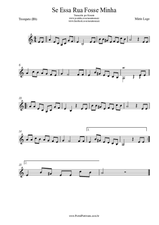 Mário Lago  score for Trumpet