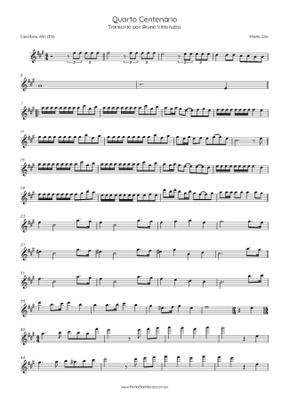 Mario Zan  score for Alto Saxophone