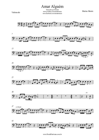 Marisa Monte  score for Cello