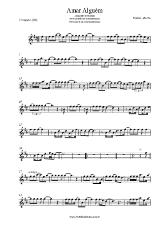 Marisa Monte  score for Trumpet