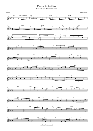 Marisa Monte  score for Keyboard