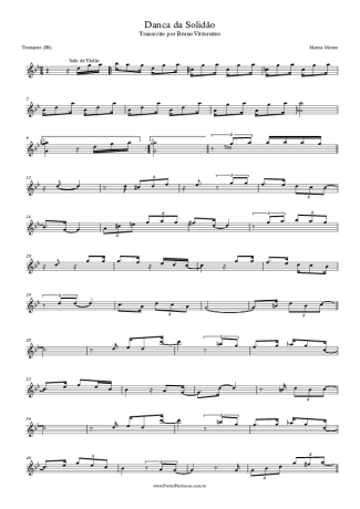 Marisa Monte Dança Da Solidão score for Trumpet