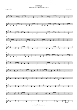 Marisa Monte  score for Trumpet