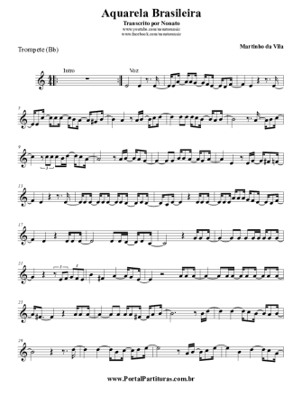 Martinho da Vila  score for Trumpet