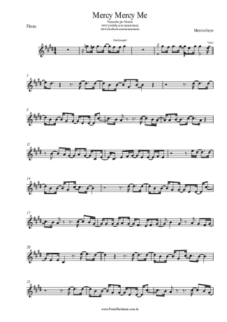 Marvin Gaye  score for Flute