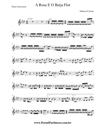 Matheus & Kauan  score for Flute