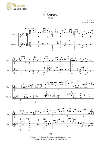 Maurício Carrilho  score for Acoustic Guitar