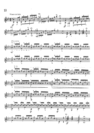 Mauro Giuliani Estudo 10 Op 48 score for Acoustic Guitar