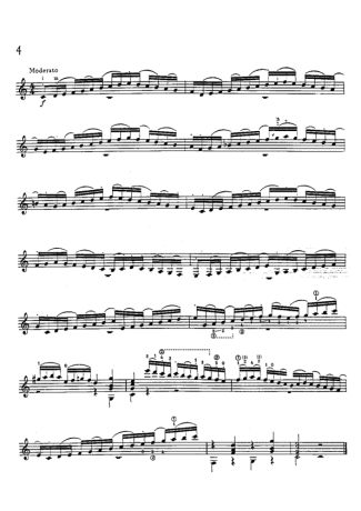 Mauro Giuliani Estudo 4 Op 48 score for Acoustic Guitar