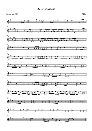 Melim  score for Alto Saxophone
