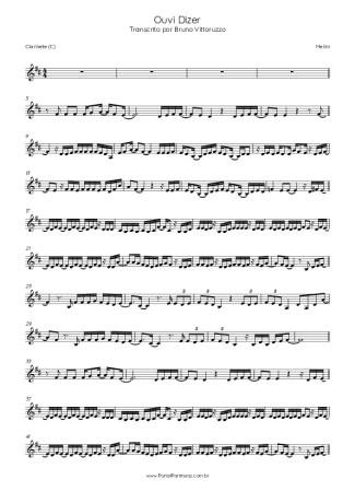 Melim  score for Clarinet (C)