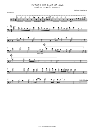 Melissa Manchester  score for Trombone